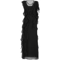DIOR Sleeveless Dress Women's Black