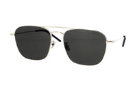 SAINT LAURENT Metal Irregular Shape Sunglasses Unisex Black