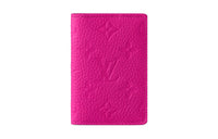 LOUIS VUITTON Pocket Organizer Taurillon Colormania Fuchsia