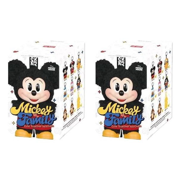 Pop Mart Disney Mickey Family Together Keychain Sealed Case (2 Blind Boxes) PPMT-2502-0022-806417073