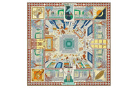 HERMES Silk Scarf Women's Multicolor