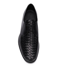 Bottega Veneta Classic Intrecciato Leather Derby Shoes