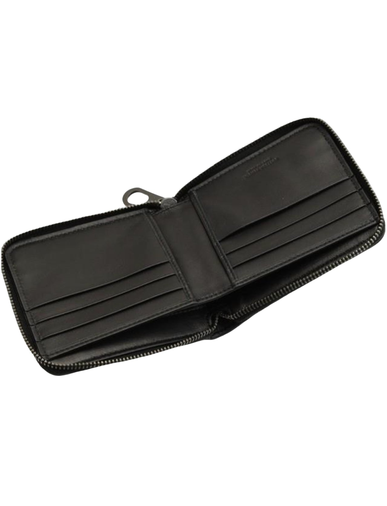 Bottega Veneta Intrecciato Round Zipper Folding Wallet