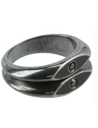 Bottega Veneta Cubic Zirconia Intrecciato Ring