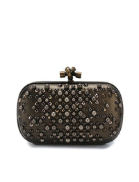 Bottega Veneta Knot Leather Clutch