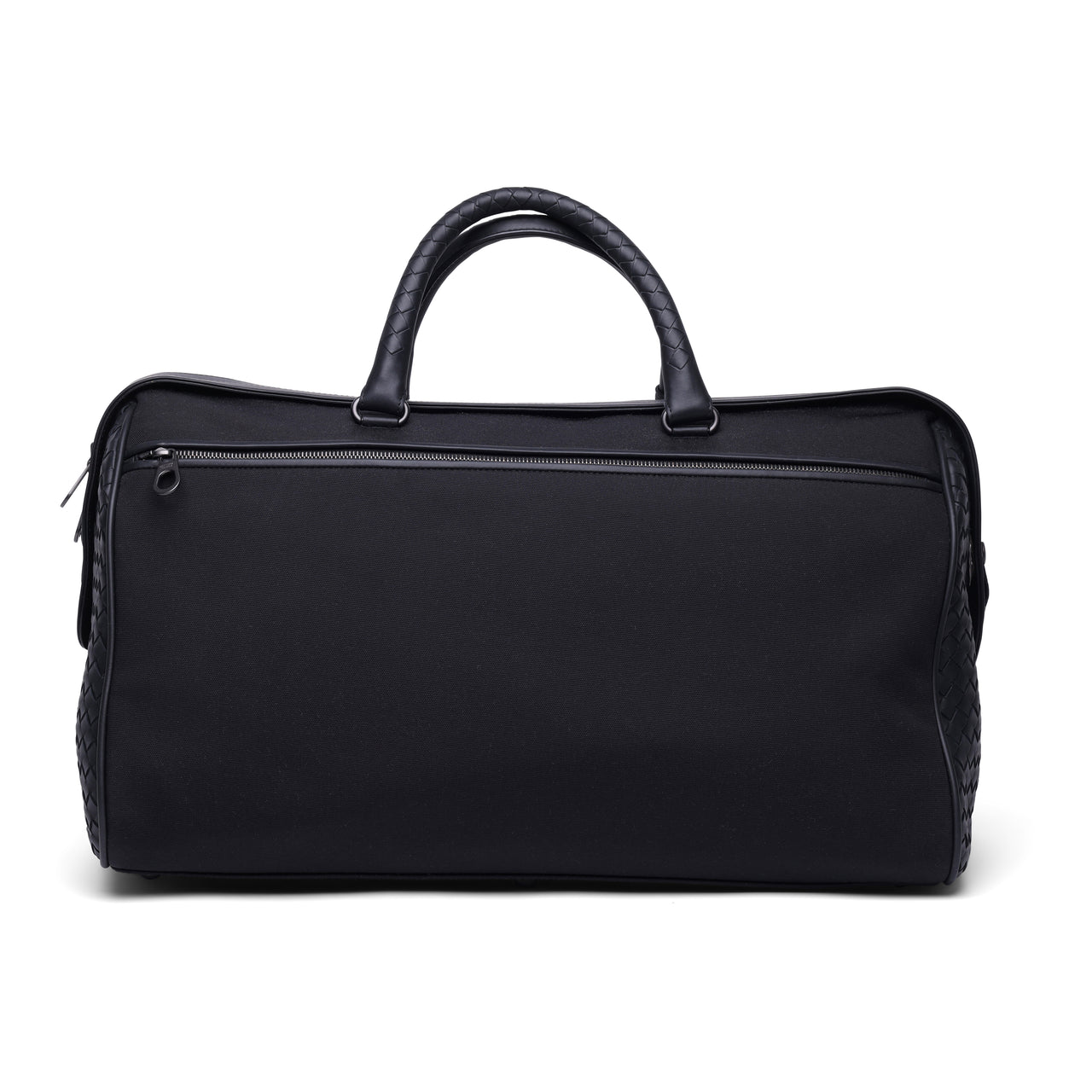 Bottega Veneta High Tech Canvas & Intrecciato Duffel Bag