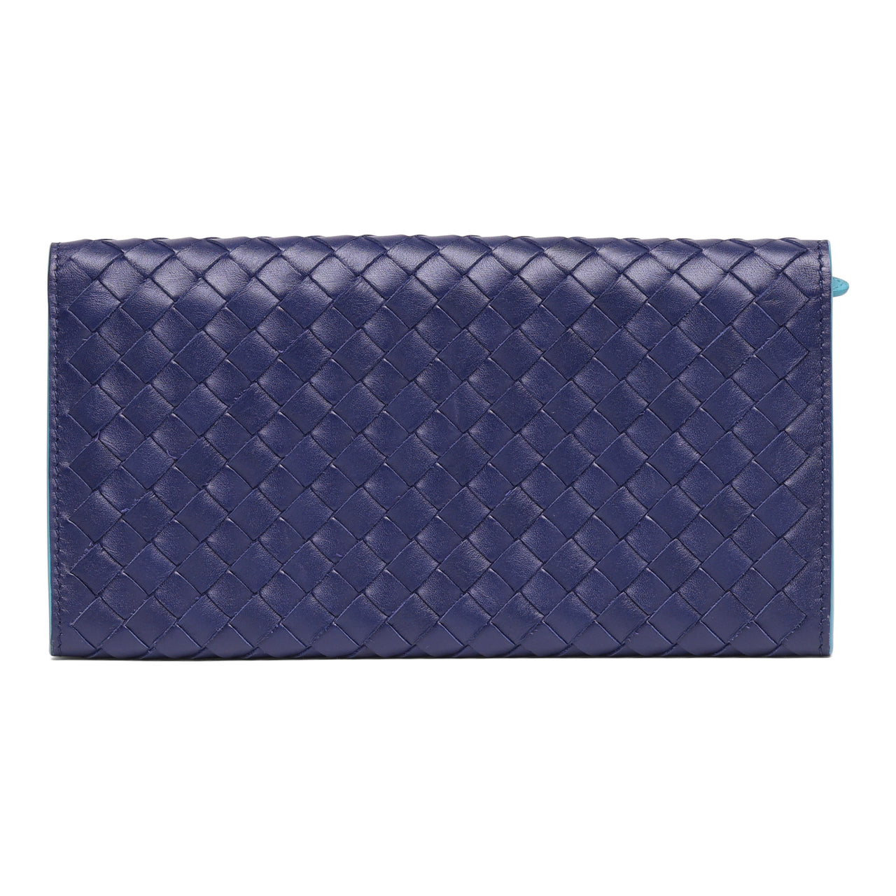 Bottega Veneta Intrecciato Flap Leather Wallet