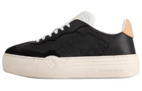 LOUIS VUITTON Low-Top Skateboard Shoes Women's Black White