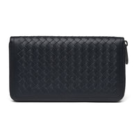 Bottega Veneta Intrecciato Leather Zip Around Continental Wallet