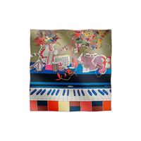 HERMES Silk Scarves Women's Multicolor