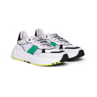 Bottega Veneta Speedster Athletic Sneakers White/Green/Black