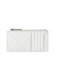 Bottega Veneta Intrecciato Woven Spazzolato Card Holder
