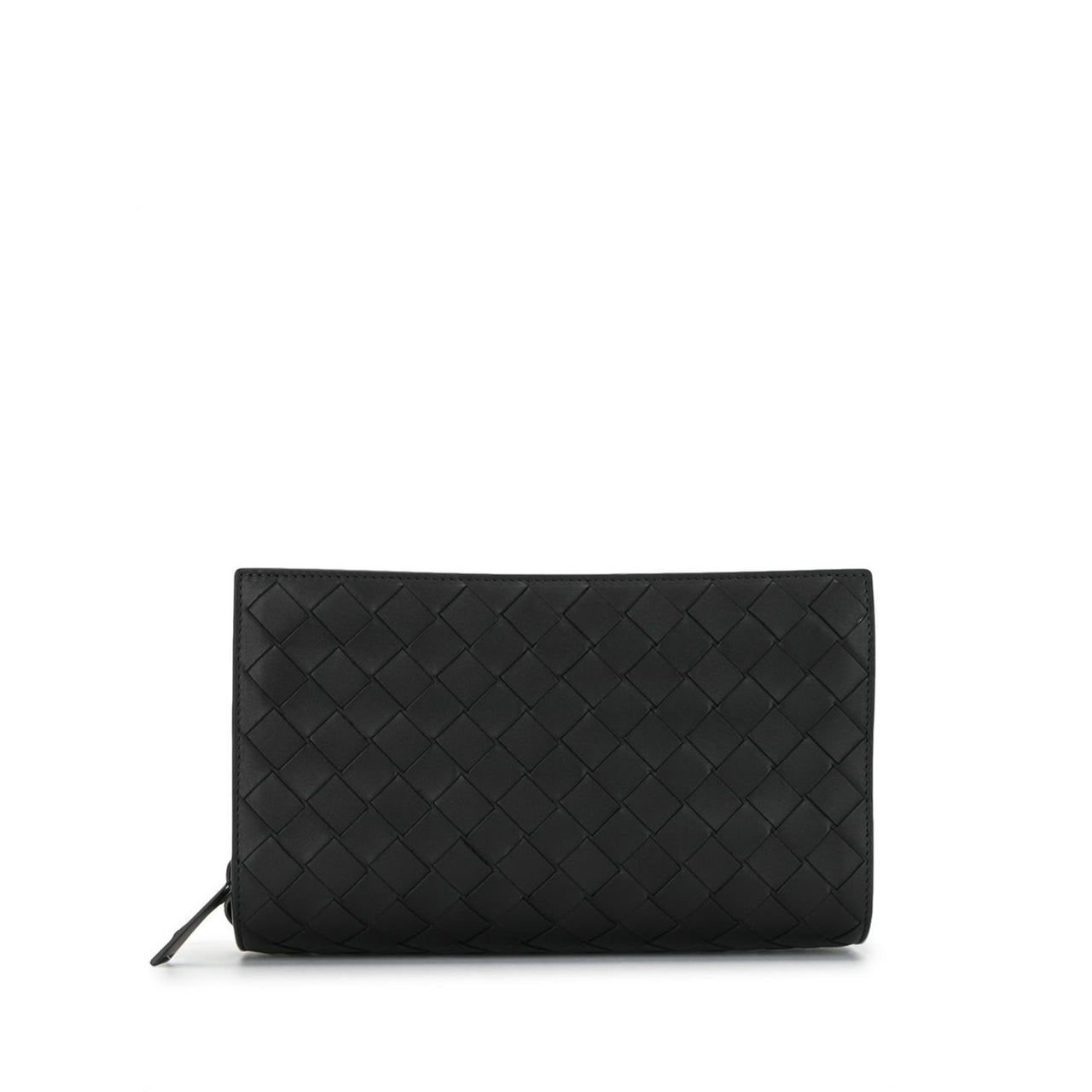 Bottega Veneta Black Leather Toiletry Case