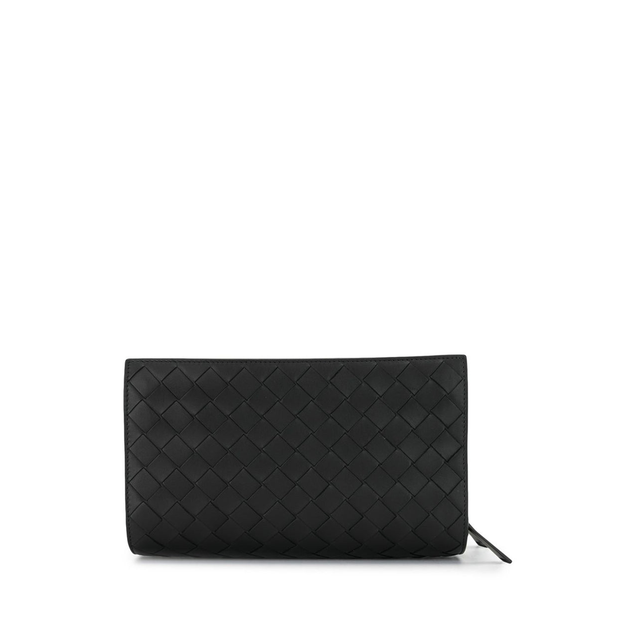 Bottega Veneta Black Leather Toiletry Case