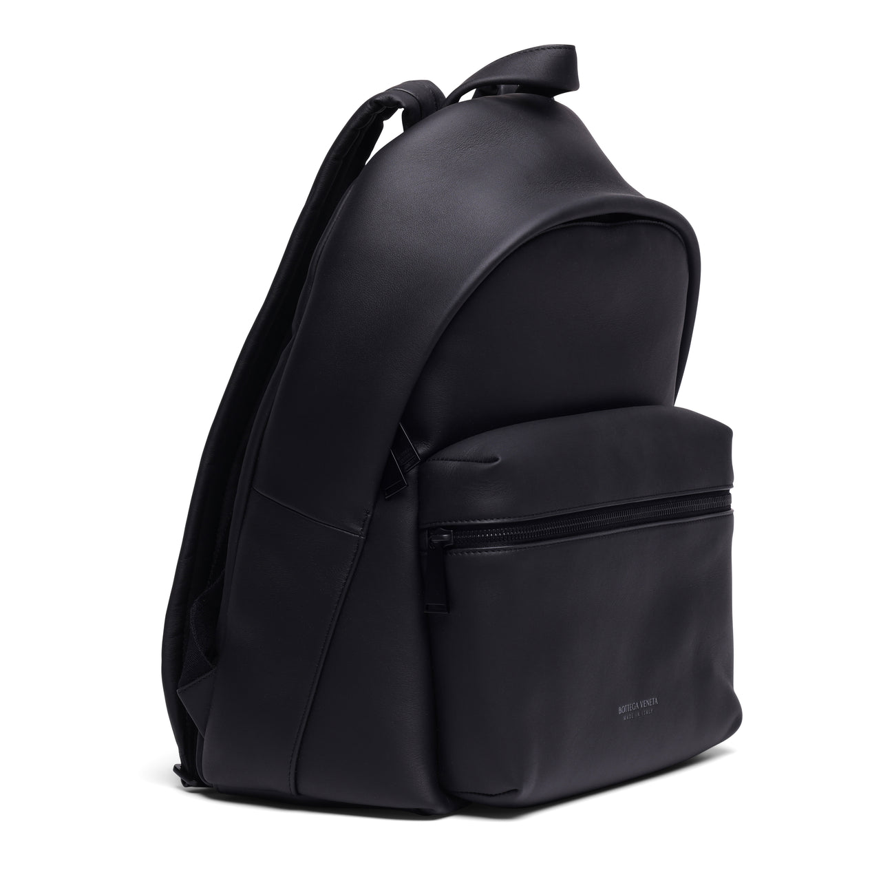 Bottega Veneta Leather Black Backpack