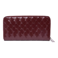 Bottega Veneta Intrecciato Continental Patent Leather Zip Around Wallet