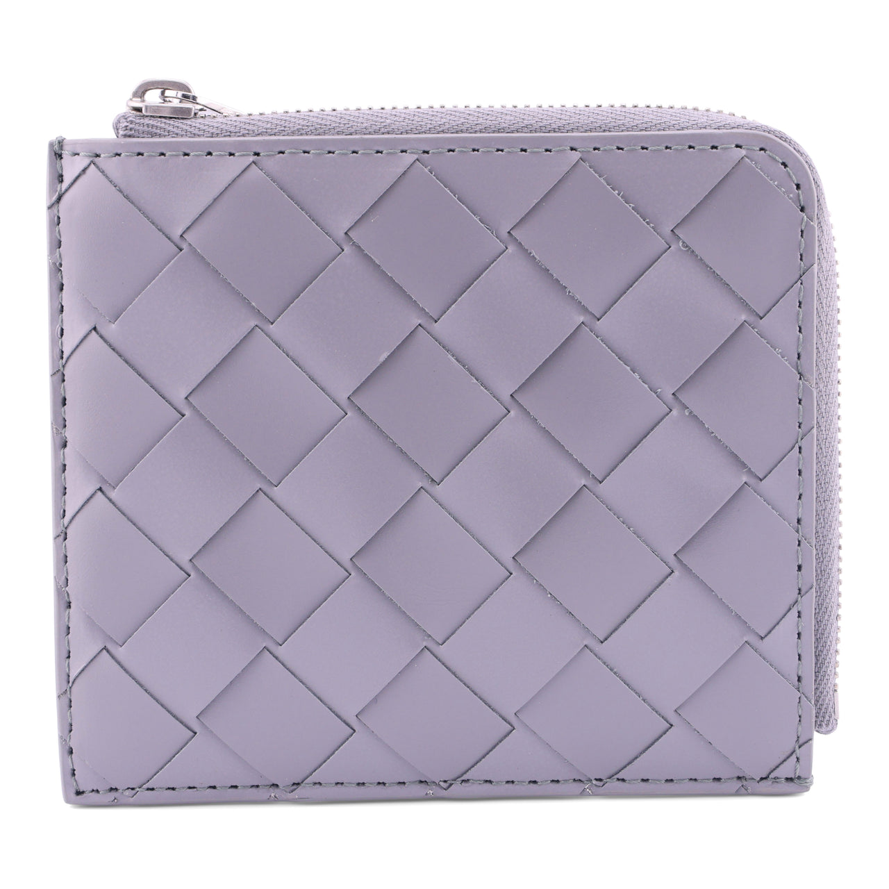 Bottega Veneta Intrecciato Patent Leather Wallet