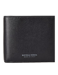 Bottega Veneta Black Leather Wallet