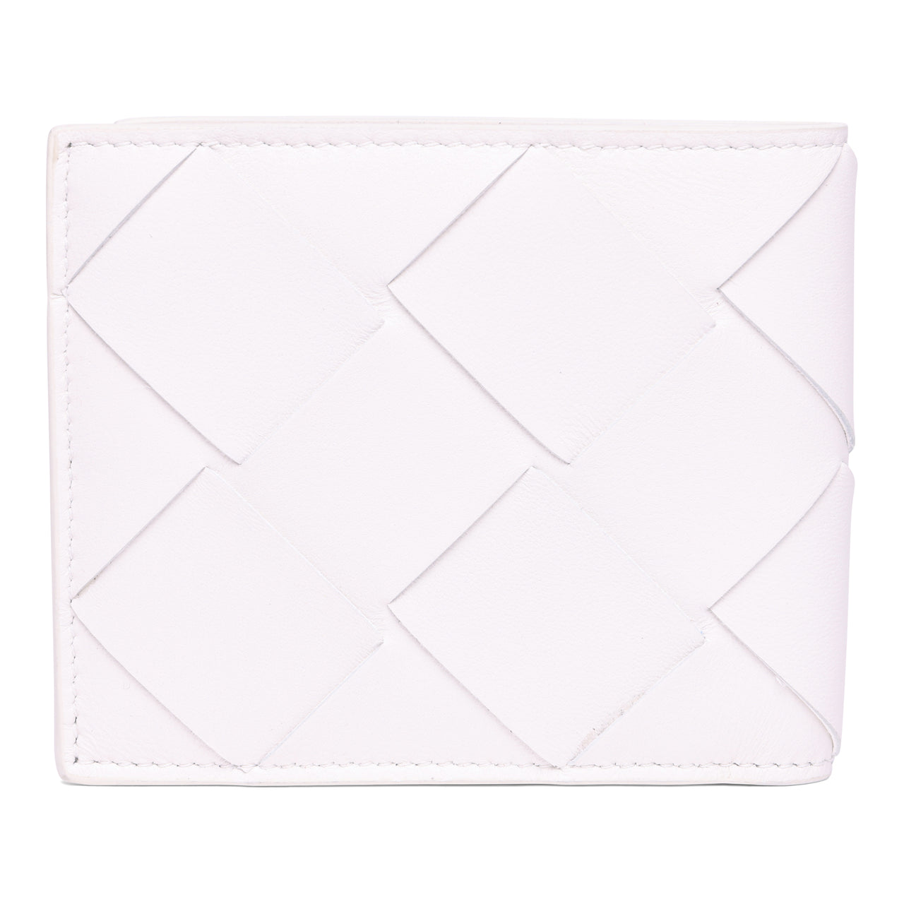 Bottega Veneta Woven Leather Folding Wallet