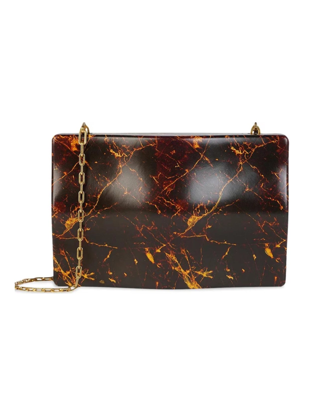 Bottega Veneta Leather Wave Clutch