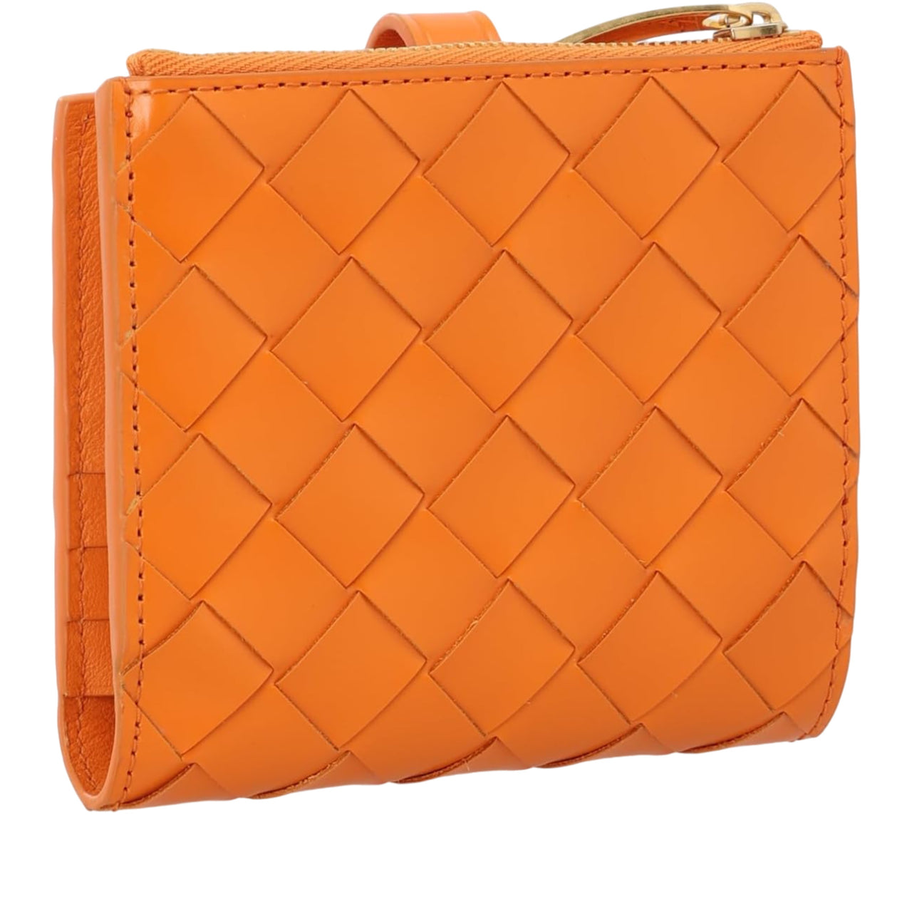 Bottega Veneta Bi-fold Intrecciato Leather Mini Wallet