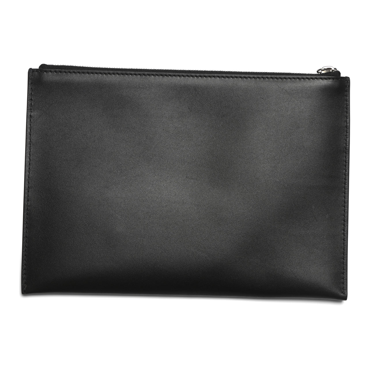 Bottega Veneta Logo Embossed Zipped Clutch Bag
