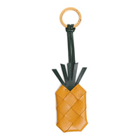 Bottega Veneta Intrecciato Pineapple Leather Key Chain