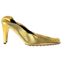 Bottega Veneta Squared-Toe High Heel Pumps
