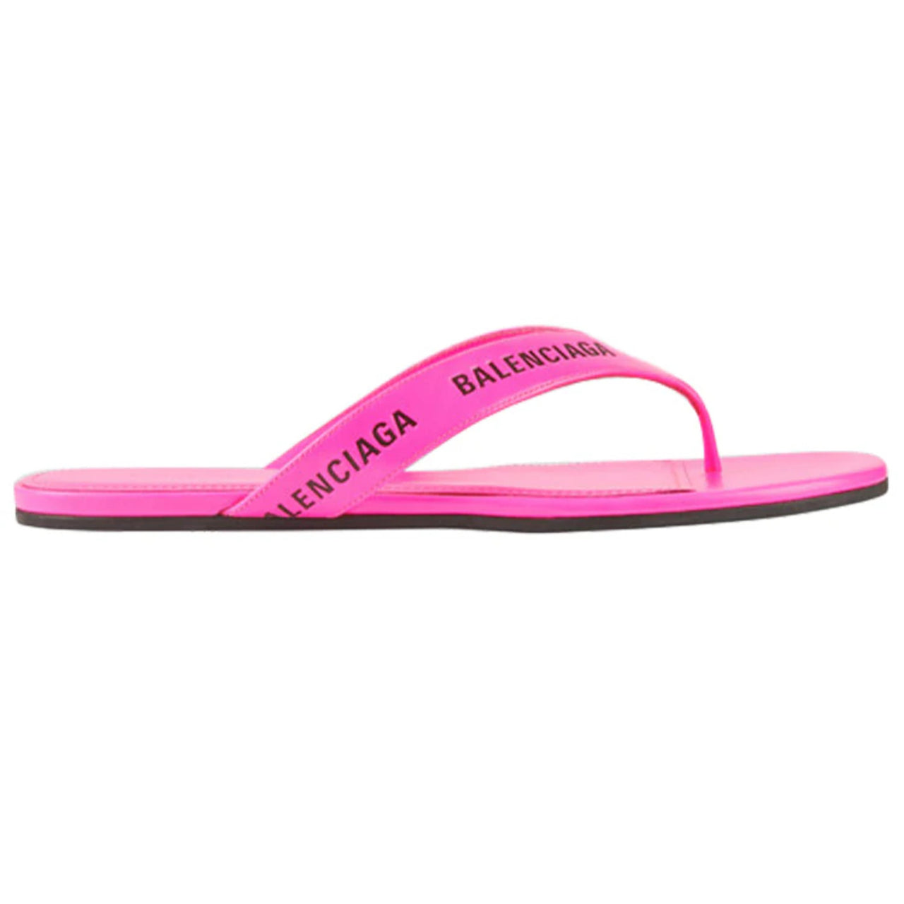 Balenciaga Printed Logo Flip Flops
