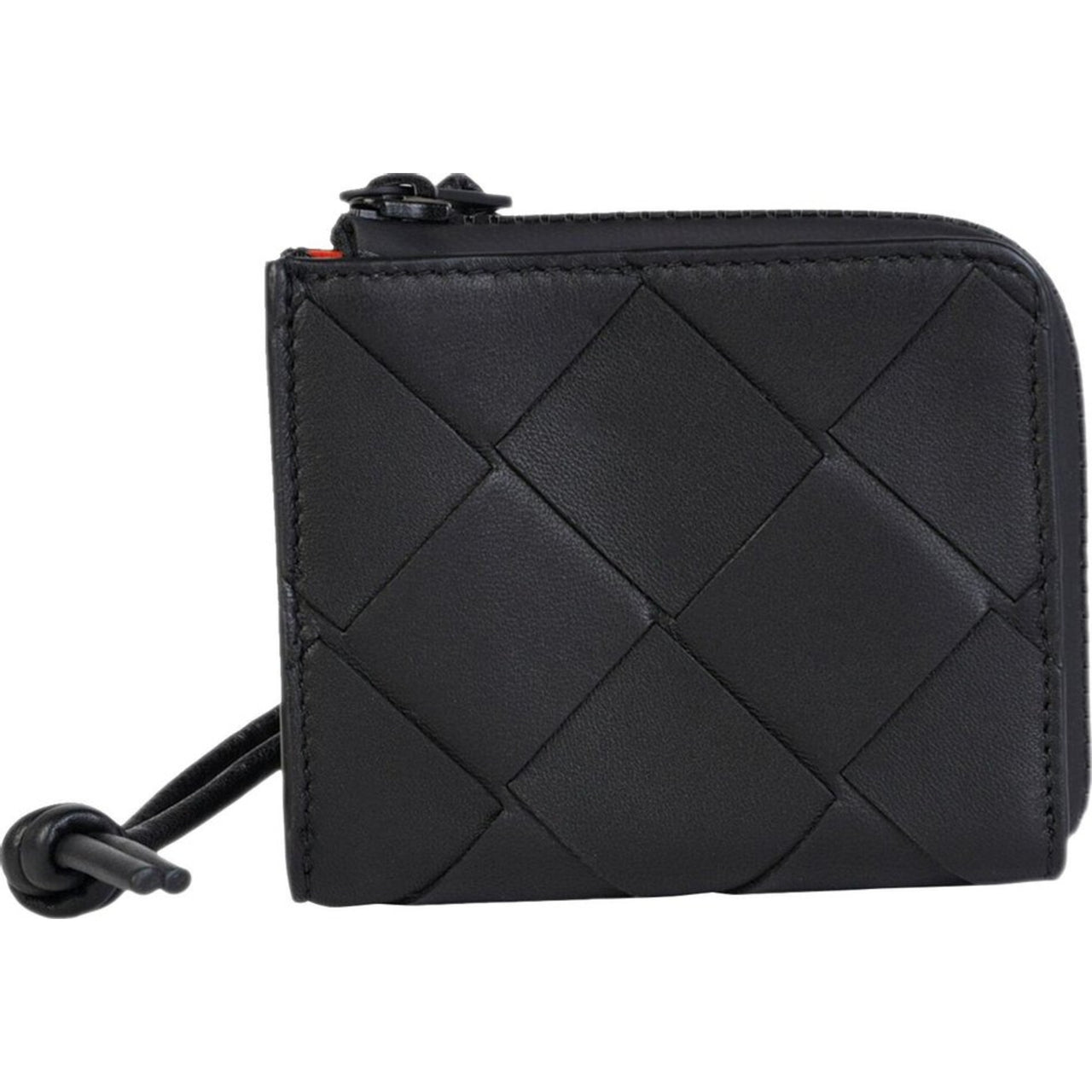 Bottega Veneta Intrecciato Strap Zipper Around Wallet