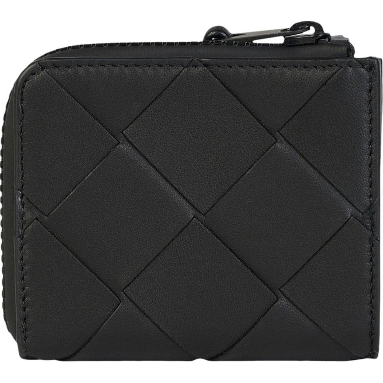 Bottega Veneta Intrecciato Strap Zipper Around Wallet