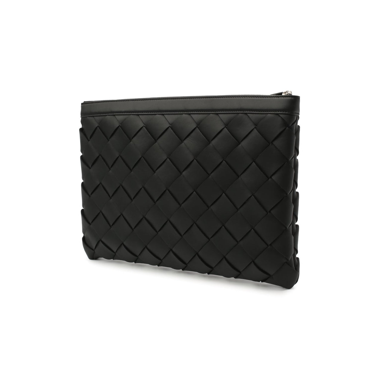 Bottega Veneta Leather Black Document Case
