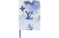LOUIS VUITTON Blue Flower Seal Water Color, Ribbon Bookmark Laptops Blue
