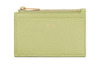 CELINE Cow Leather Card Holder Women's Avocado Green