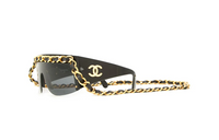 CHANEL Cc Chain Trim Sunglasses