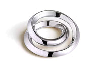 HERMES Scarf Ring Unisex Silver