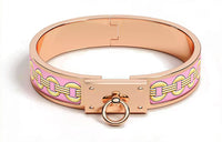 HERMES Bangles Women's Rose Gold