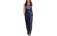 CHANEL SS23 Sleeveless Dress Women's Blue