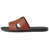 HERMES Slide Slippers Women's Umber