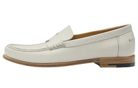 HERMES Kennedy Loafers Women's White