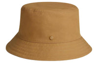 HERMES Canvas Cotton Silk Rayon Bucket Hats Men's Beige