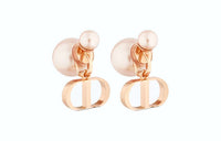 DIOR Clip On Earrings Women's Pink
