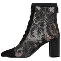 DIOR Naughtily D Ankle Boots 8cm Women's Black