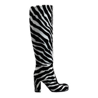 Bottega Veneta Zebra-Print Boots