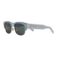 DIOR Acetate Metal Irregular Shape Sunglasses Men's Blue