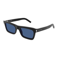 SAINT LAURENT Acetate Rectangular Sunglasses Women's Black