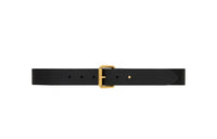 SAINT LAURENT Motorcycle Logo Engraved Belt