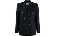 SAINT LAURENT FW21 Business Suits Coats Women's Blue