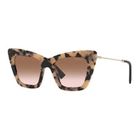 MIU MIU Acetate Butterfly Sunglasses Women's Brown