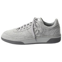 CHANEL 24B Low-Top Skateboard Shoes Women's Gray